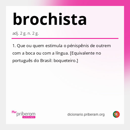 Significado de brochista